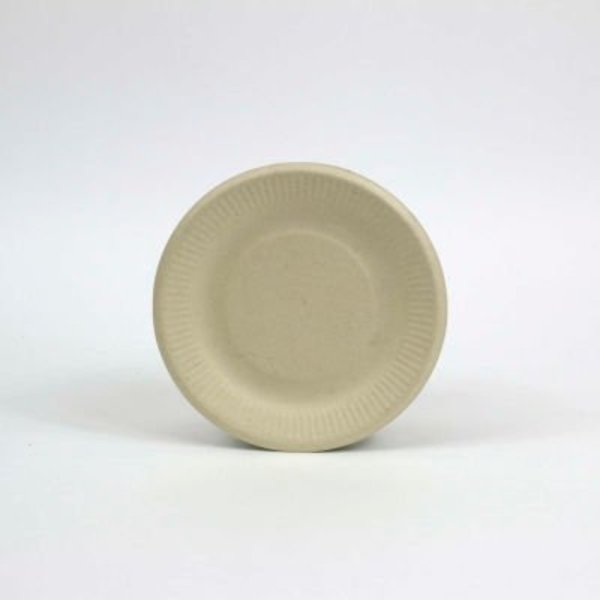 Total Papers Eco-Friendly Round Plates, 6", Wheat Stalk Fiber, 1000 pcs. WS-P001